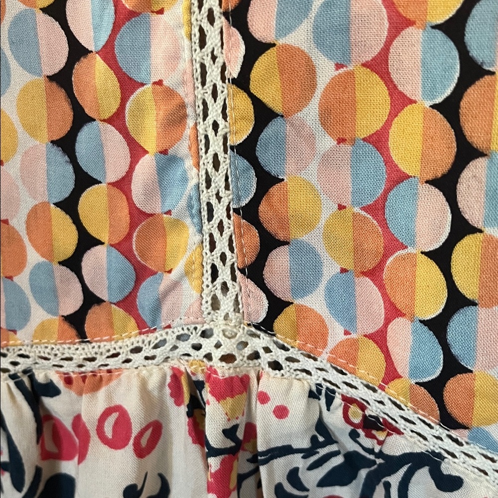 Angie Multicolor Floral and Geometric Tank Top XL NWT - Picture 8 of 8